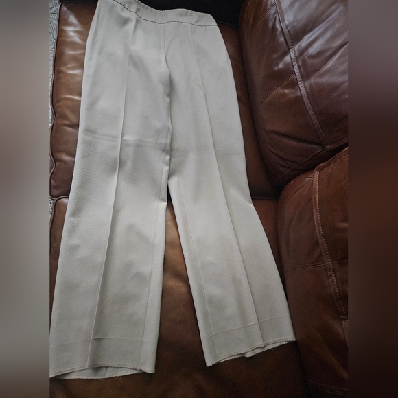 Akris Beige Wide-Leg Trousers Women's Size 8